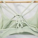 Lululemon  sports bra strappy back light green color size 4 (A-9) Photo 3