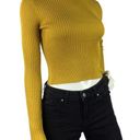 SEEK the Label  Ribbed Long Sleeve Top Size M Photo 0