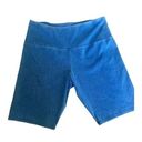 Passports Denim Look Blue Biker Shorts Size Large Photo 0