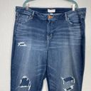 Lane Bryant Women Plus Size 20 Distressed Skinny Jeans Stretch Medium Wash Photo 2