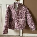 NWOT quilted jacket Purple Photo 4