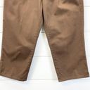 Ralph Lauren LAUREN  Womens 10 Capri Pants Medium Brown 100% Cotton Chino Photo 4