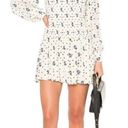 Free People White Smocked Long Sleeve Dress Photo 0