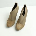 Jessica Simpson  Neesha Tan Leather Upper Almond Toe Heeled Ankle Booties, Size 6 Photo 10
