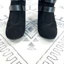 Mango MNG Black Buckled Suede Ankle Boots Photo 5