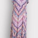 Socialite  Printed Tiered Halter Maxi Dress | Large | Boho Chic Elegance Photo 0