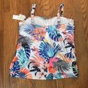 Raisin's  CURVE Protea Underwire Tankini Top Swimsuit Plus Size 24W NWT Photo 2