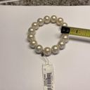 Monet NWR MRSP $20 Signed  Faux Pearl Bead / Beaded Stretchy Stretch Bracelet Photo 2