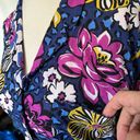 Vera Bradley  African Violet Womens Shirt Size XS Sleep Button Front Blue Photo 20