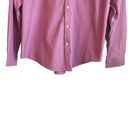 L.L.Bean  Women Cotton Top XL Pink Wrinkle Free Button Up Minimalistic Workwear Photo 5