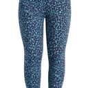 Sweaty Betty NWOT  Power Workout 7/8 Leggings Blue Abstract Light & Navy Blue Photo 1