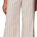 J.Jill  linen stretch Jenna striped belted wide leg crop pants size xlarge . Photo 0