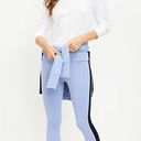 Lou & grey LOFT  Athletic Colorblock Luvstretch Pocket Leggings Periwinkle Navy M Photo 2