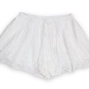 American Eagle  Outfitters Drawstring Skort Elastic Waist White Size M NWT Photo 2