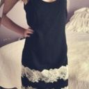 Bobeau S //  black with lace trim slip mini dress Photo 1