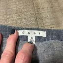 CAbi  denim skirt with fun thick stitching throughout Photo 3