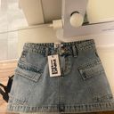 Princess Polly Mini Denim Cargo Skirt Photo 1