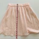 Abound  A-Line Pink and White Mini Moo Print Pull On Mini Skirt XS Photo 2