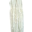 Southern Fried Chicks Southern Fried Chic White Lace Gown Sleeveless Maxi Dress Wedding Prom Womens M Photo 0