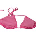 OP  Halter Hot Pink Triangle Bikini Bathing Suit Top Size S-M Photo 8