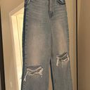 ZARA Wide Leg Light Wash Jeans Photo 0