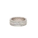 The Row REVOLVE The M Jewelers NY The Three Eternity Band in Silver Size 6 Photo 1