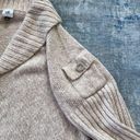 CAbi  Wheat (Beige) Button Front Long Steady Knit Cardigan Large Photo 2