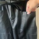 The Frankie Shop  Kate Faux Leather Black Trousers Size S Photo 3