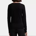 DKNY  Black Heart Print Valentines Day Crew Neck Sweater Photo 1