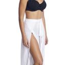 Elan  White Tie Waist Beach Cover Up Pants Photo 3