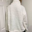 Tommy Hilfiger Ivory White Teddy Soft Plush 1/4 Zip Sweater Size L Photo 3