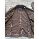 American Eagle  Outfitters Brown Herringbone 2 Button Wool Blend Blazer Medium Photo 4