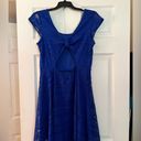 Xhilaration Blue Lace Summer Dress Juniors Photo 4