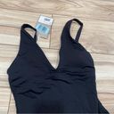 Everlane  The V-Neck One-Piece in Black Size XS Photo 7