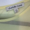 Charlotte Russe - yellow mesh dress with cutouts Photo 2