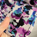 Apt. 9  Womens Sz SP Sleeveless Button Down Blouse Watercolor Floral Office Wear Photo 9