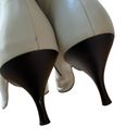 Donald Pliner  Leather Mid Calf Pointed Toe Boots, Ivory Photo 12