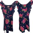 Juicy Couture  Floral Dress Gold Buttons Photo 2