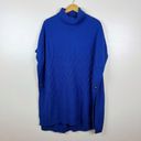 Lane Bryant NWT ‎ Blue Side-Button Poncho in Deep Ultramarine Size 14/20 Photo 1