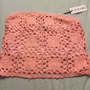 FashioNova Pink crochet crop top Photo 0