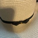 Minicci Tan Sun Hat with Black Bow Photo 1