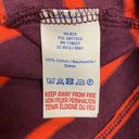 Boden USA Boden Orange Maroon Striped T Shirt Dress Peter Pan Collar Size 12Petite  Photo 3