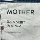 MOTHER Denim  S.N.S Striped Jean On The Road Mini Skirt Size 27 Photo 8