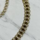 Gold Tone Metal Ladder Chain Link Belt Size Small S Medium M Photo 4