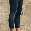 Harper Taylor Stitch The  Leggings women’s M￼ black cropped stretch athleisure Photo 0