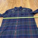 Polo  Ralph Lauren Embroidered Peacock Plaid Relaxed Fit Button Down Blouse XL Photo 7