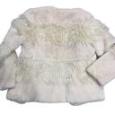 BCBGeneration FAUX FUR  IVORY JACKET COAT SIZE XS Photo 3