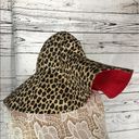 WILD CHILD CHEETAH/RED REVERSIBLE TRAVEL HAT BY SAGE & EMILY Photo 5