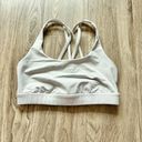 Lululemon  Athletic Workout Energy Bra Off White Size 4 Photo 1