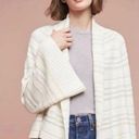 Anthropologie  Moth Mahalia Striped Open Cardigan Sweater sz Small 0118 Photo 0